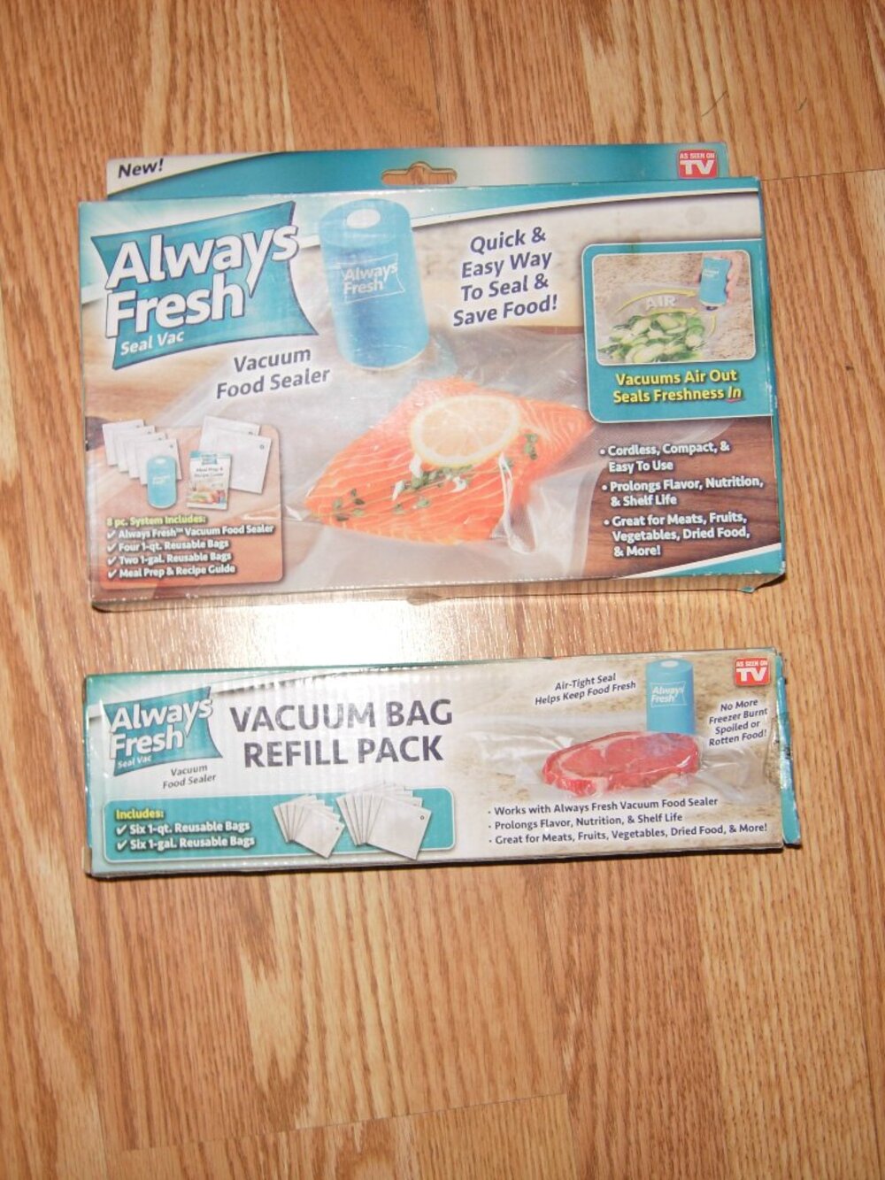 Always Fresh Seal Vacuum Food Sealer & Refill